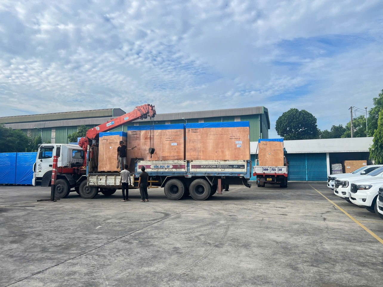 Bàn giao hệ Thống máy nén khí 200KW và 110KW