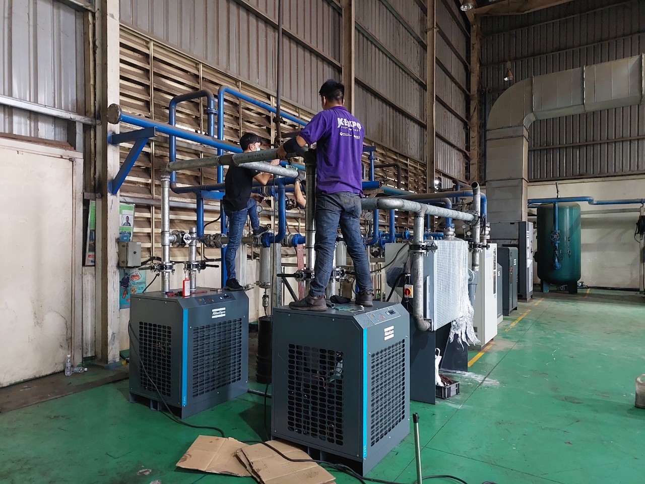 Cung cấp, lắp đặt máy làm mát và máy sấy khí nén