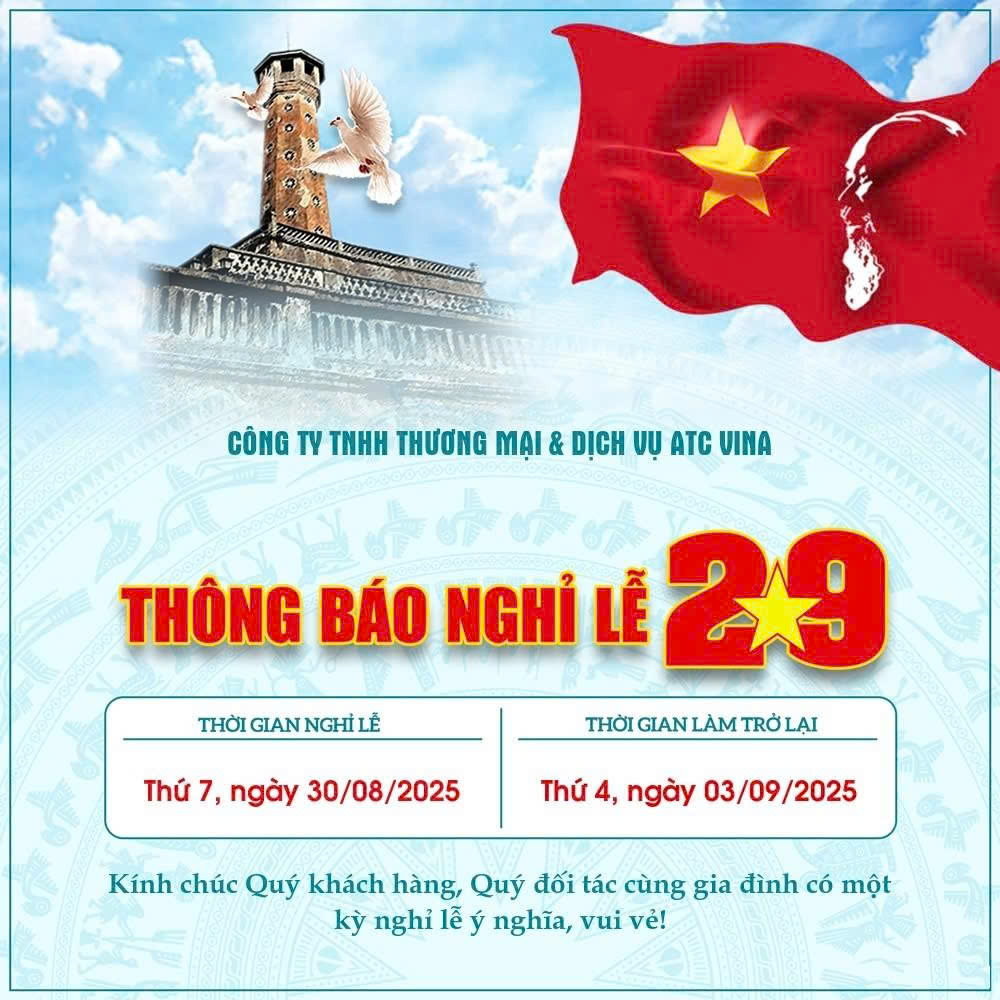 Thông báo nghỉ lễ 2/9/2025
