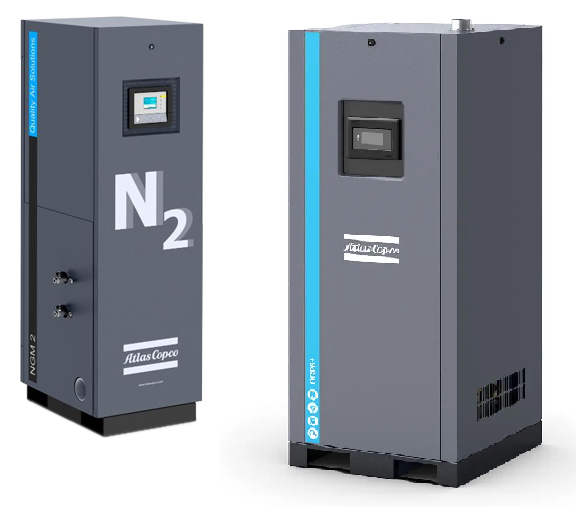 Máy tạo khí Ni tơ, Oxy từ khí nén